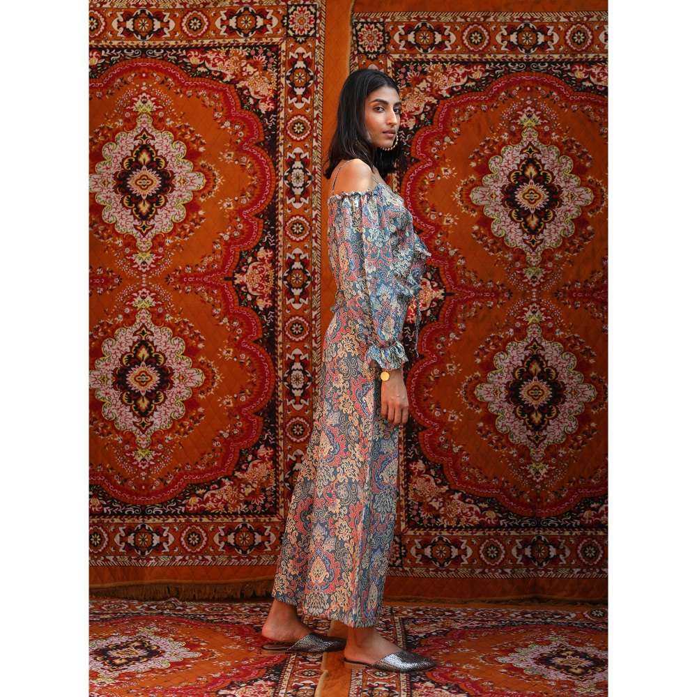 NORN Blue Atlas String Crop Top