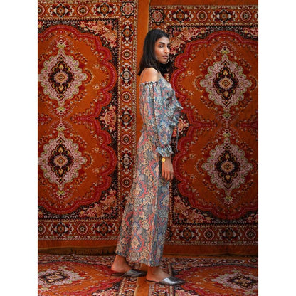 NORN Blue Atlas String Crop Top