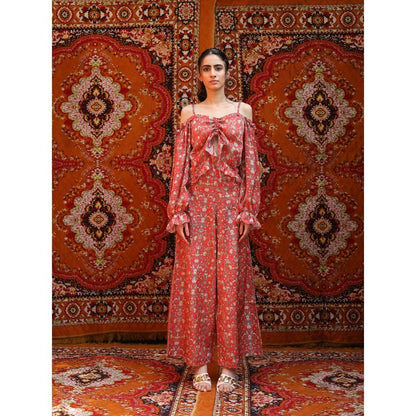 NORN Red Rabat String Top