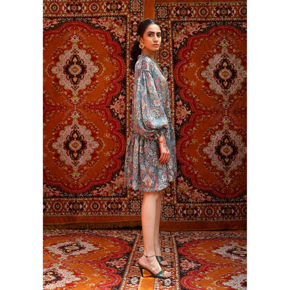 NORN Blue Atlas Talitha Dress