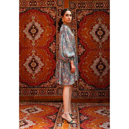 NORN Blue Atlas Talitha Dress