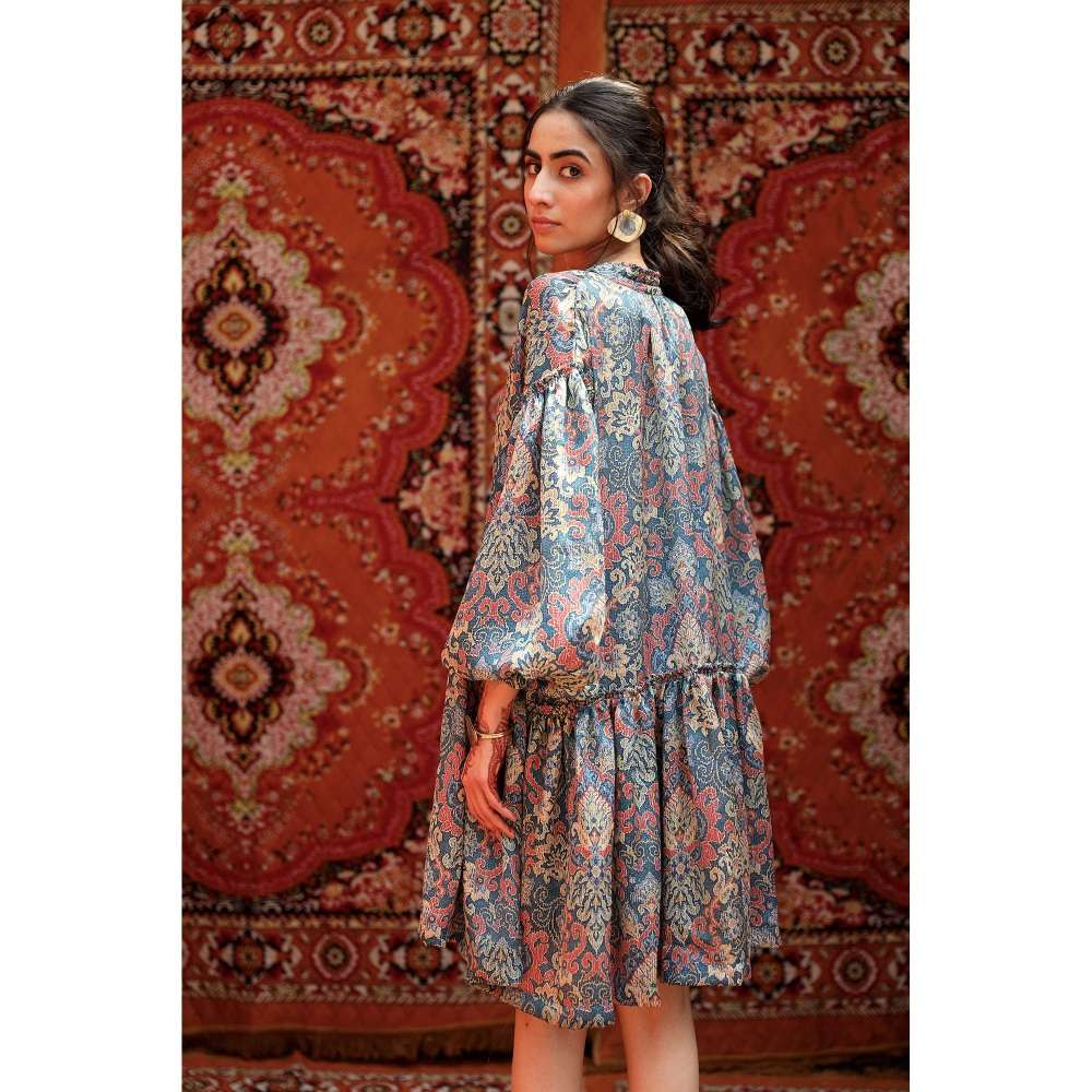 NORN Blue Atlas Talitha Dress