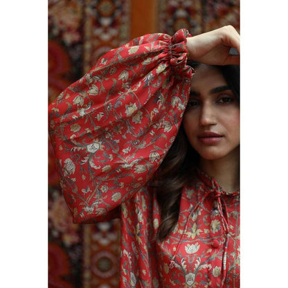 NORN Red Rabat Talitha Dress