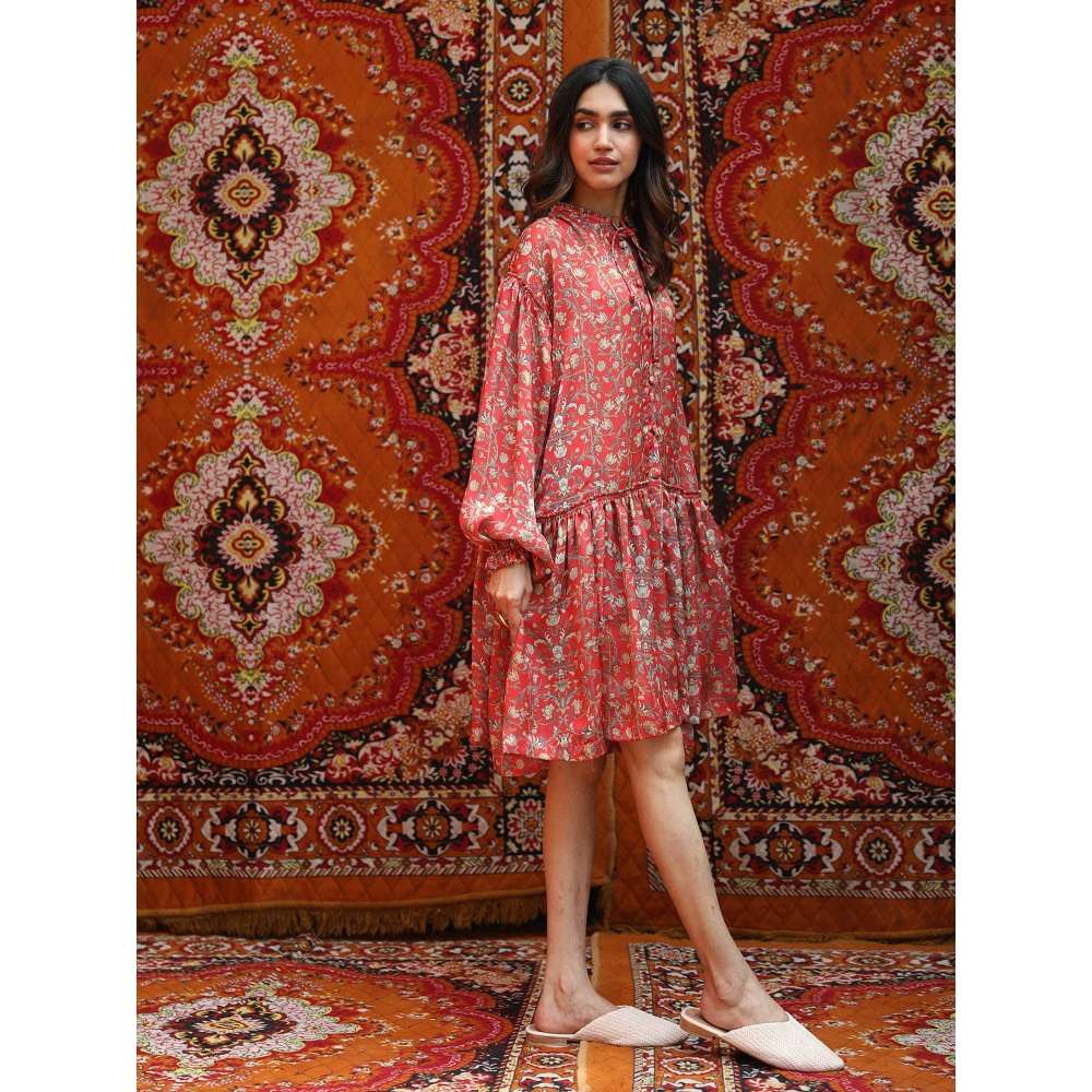 NORN Red Rabat Talitha Dress
