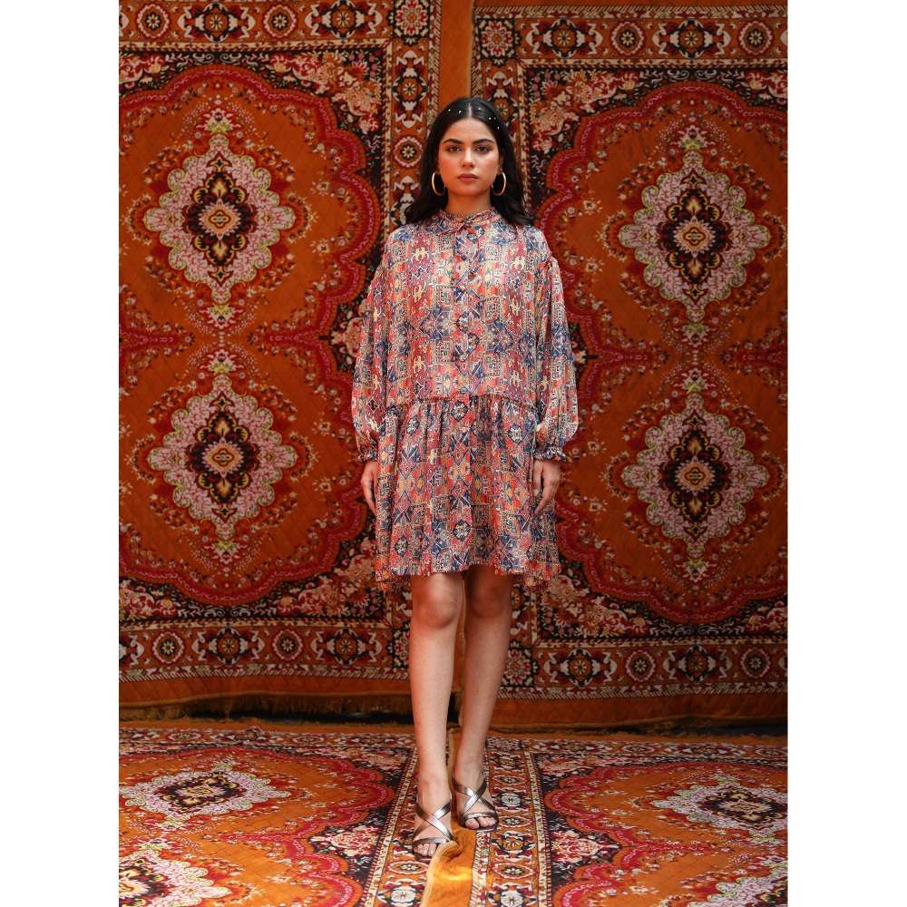 NORN Multi-Color Taza Talitha Dress