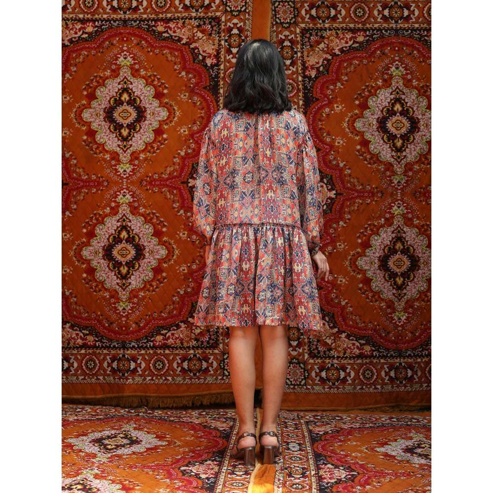 NORN Multi-Color Taza Talitha Dress