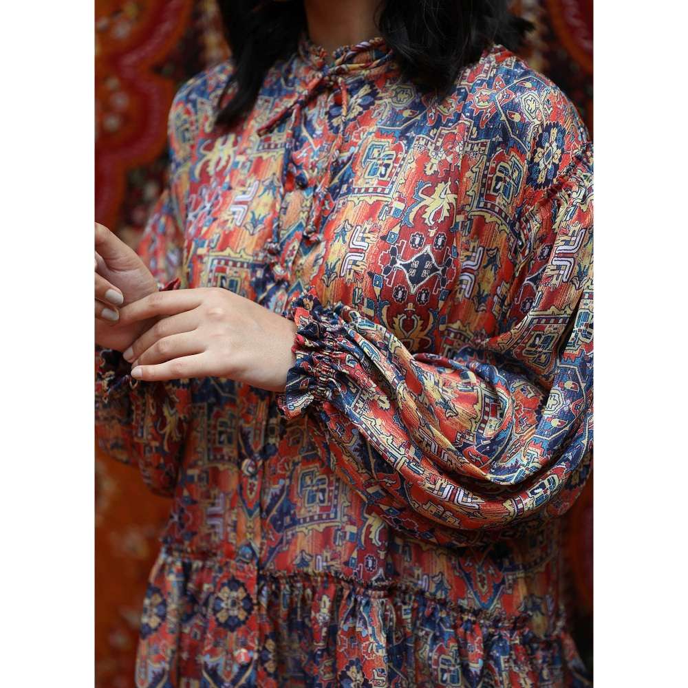 NORN Multi-Color Taza Talitha Dress