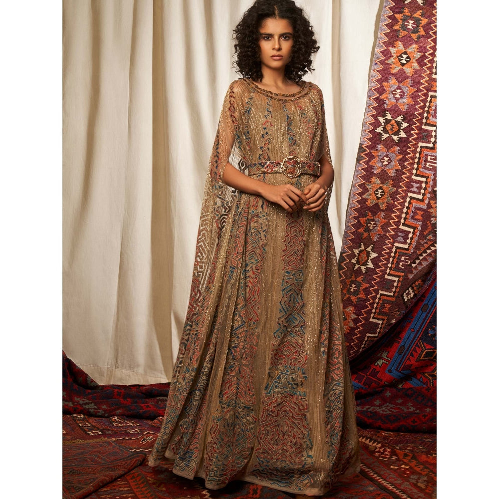 NIKITA MHAISALKAR Multicolour Kaftan (Set of 2)