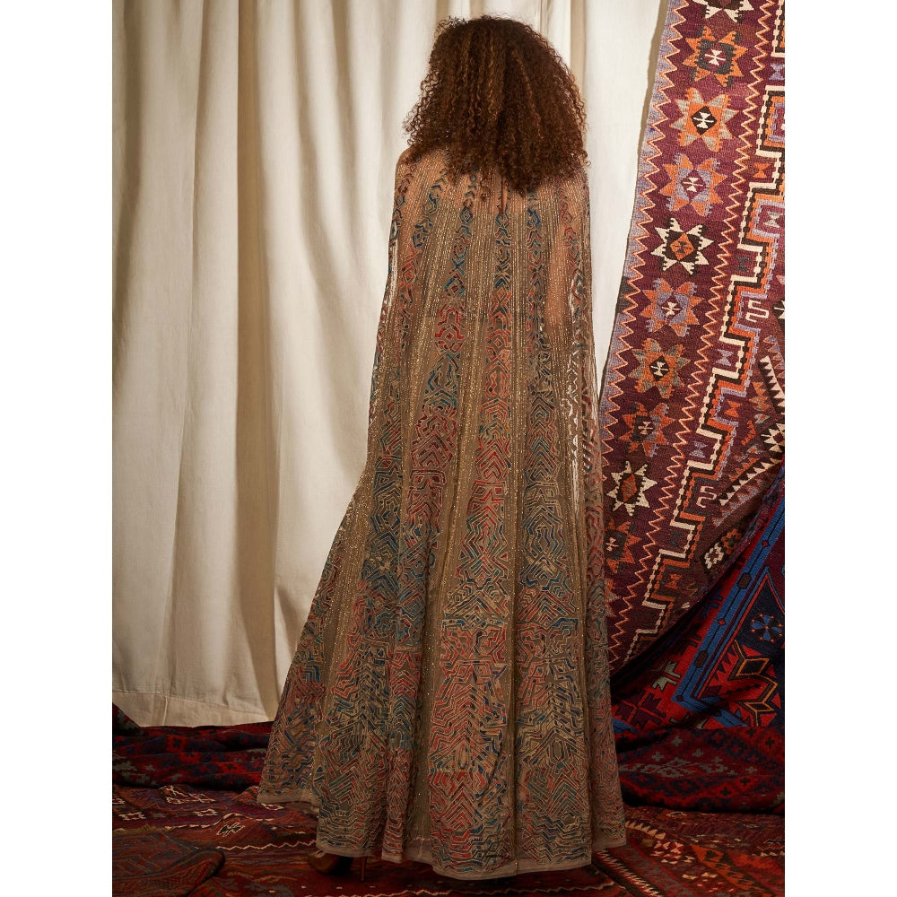 NIKITA MHAISALKAR Multicolour Kaftan (Set of 2)