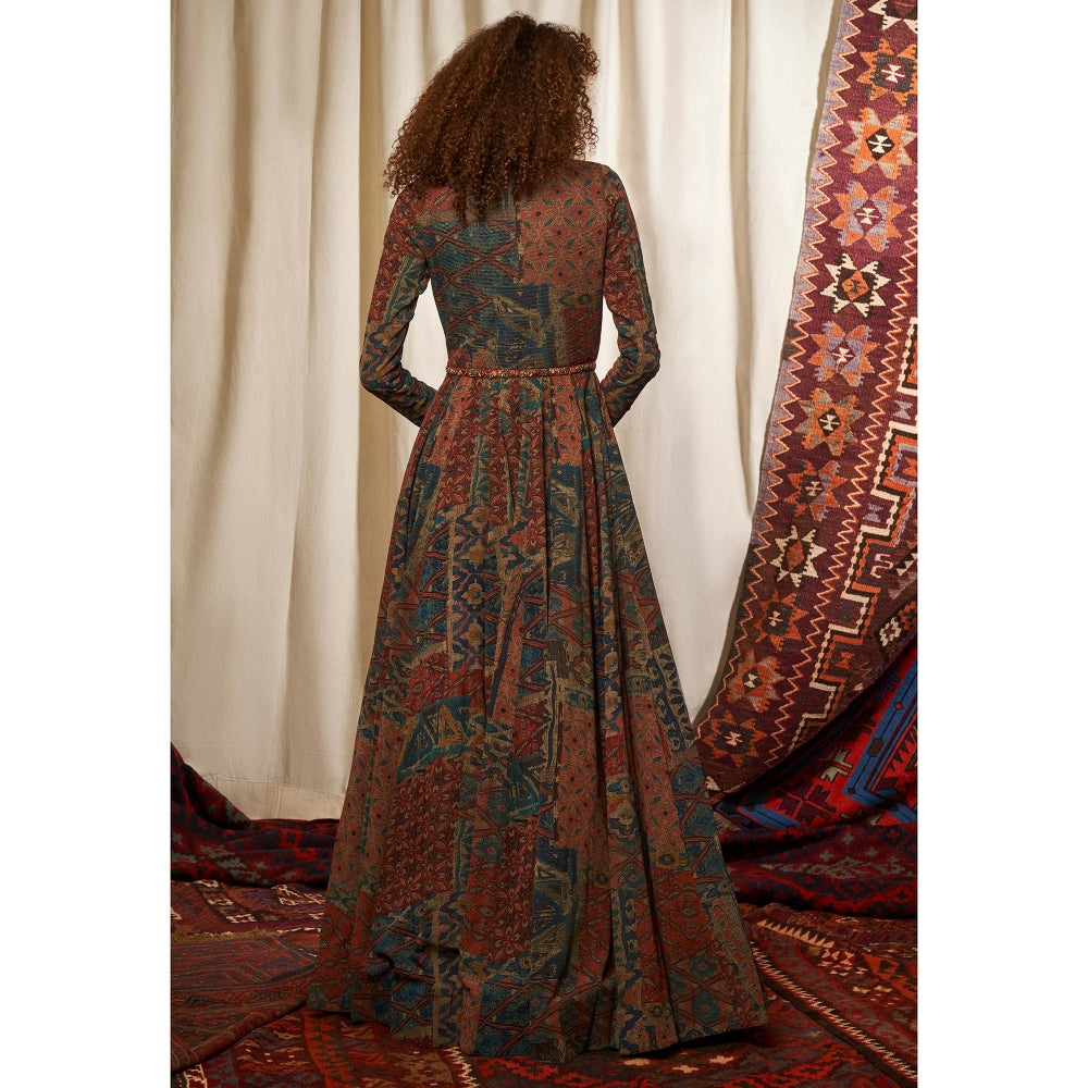 NIKITA MHAISALKAR Multi Colour Anarkali Set (Set of 2)