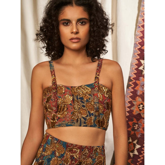 NIKITA MHAISALKAR Multi Colour Bustier