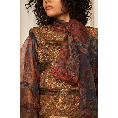 NIKITA MHAISALKAR Multicolour Blouse