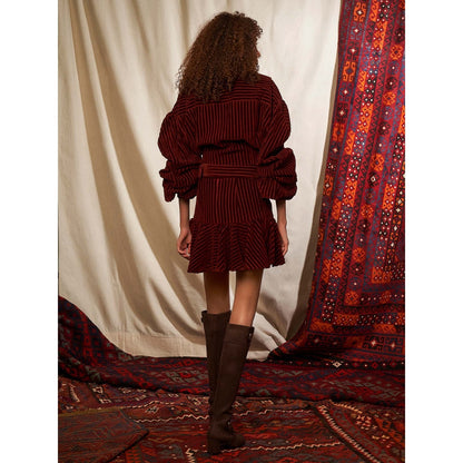 NIKITA MHAISALKAR Maroon Jacket