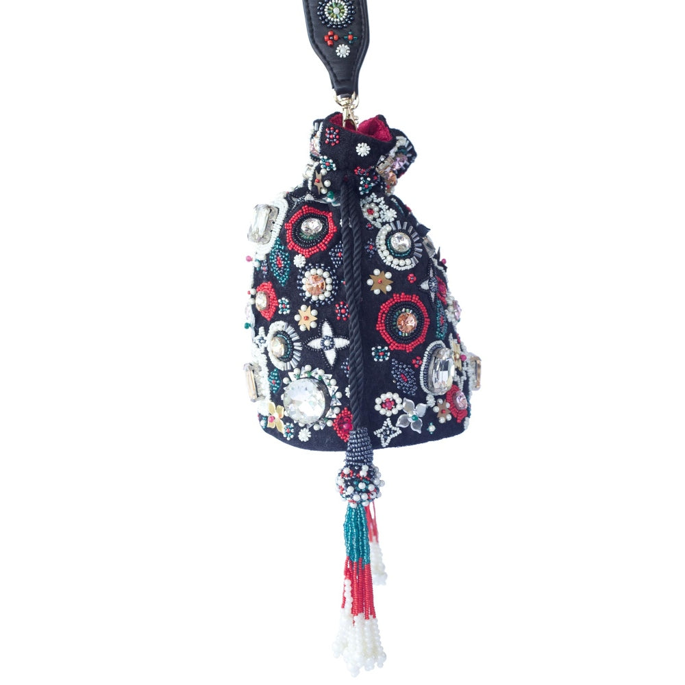 Adora By Ankita Multi-Color Aztec Stone Bag