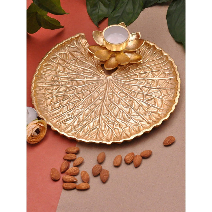 Assemblage Lotus Tea Light Platter