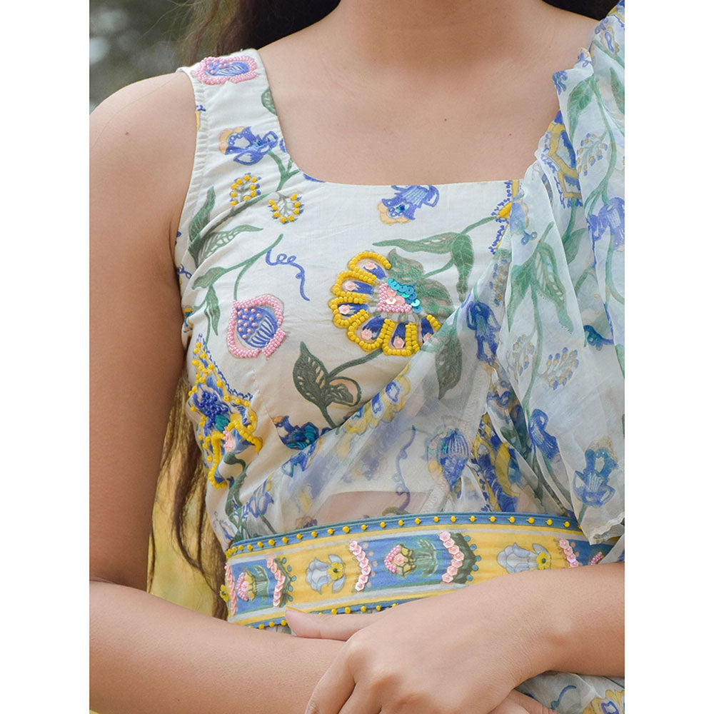 Baise Gaba Multi Colour Water Lily Belt Baise Gaba Multi-colour Water lily Belt