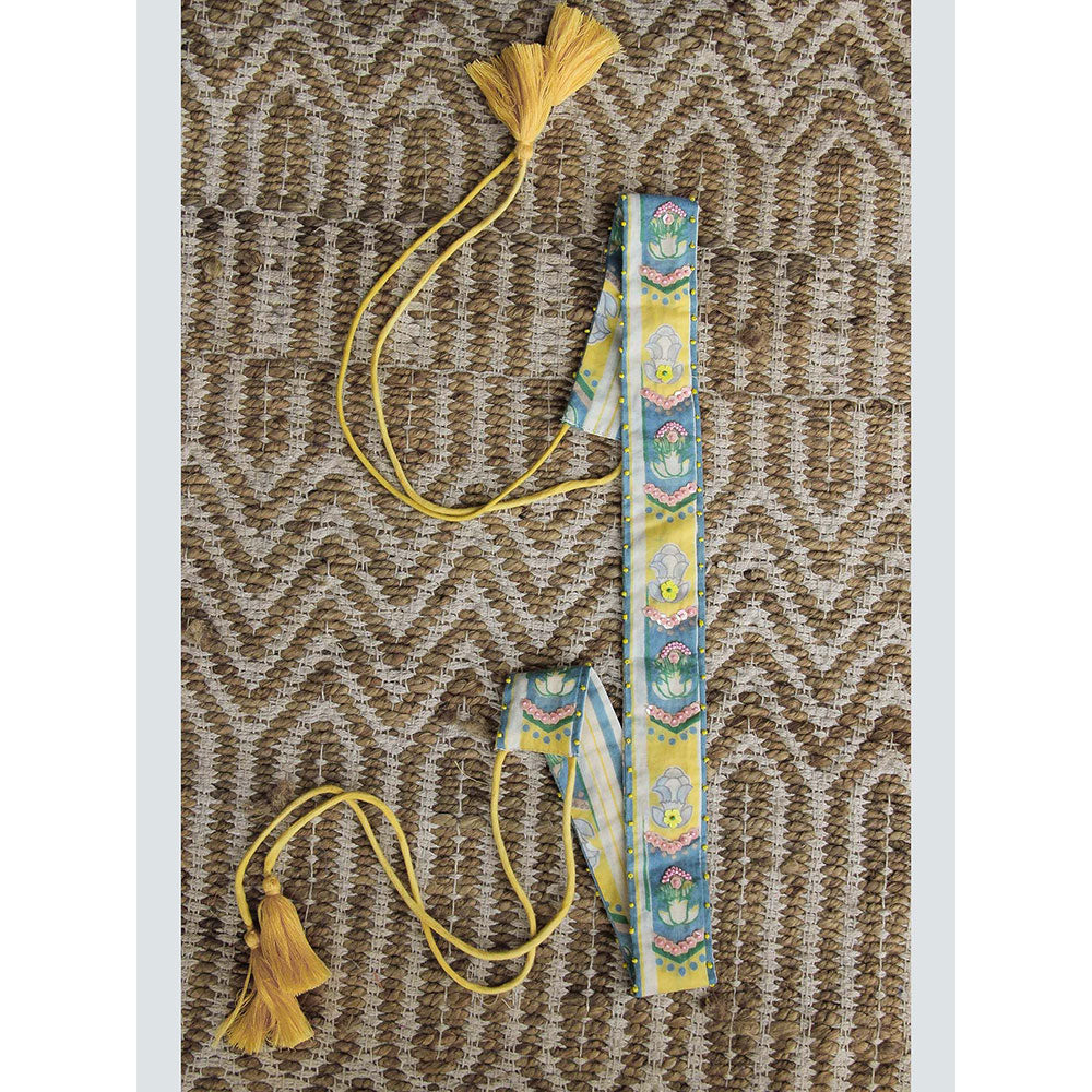 Baise Gaba Multi Colour Water Lily Belt Baise Gaba Multi-colour Water lily Belt