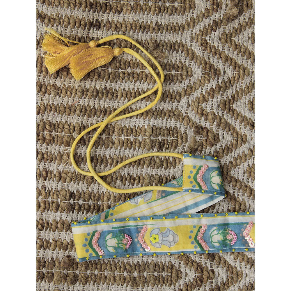 Baise Gaba Multi Colour Water Lily Belt Baise Gaba Multi-colour Water lily Belt