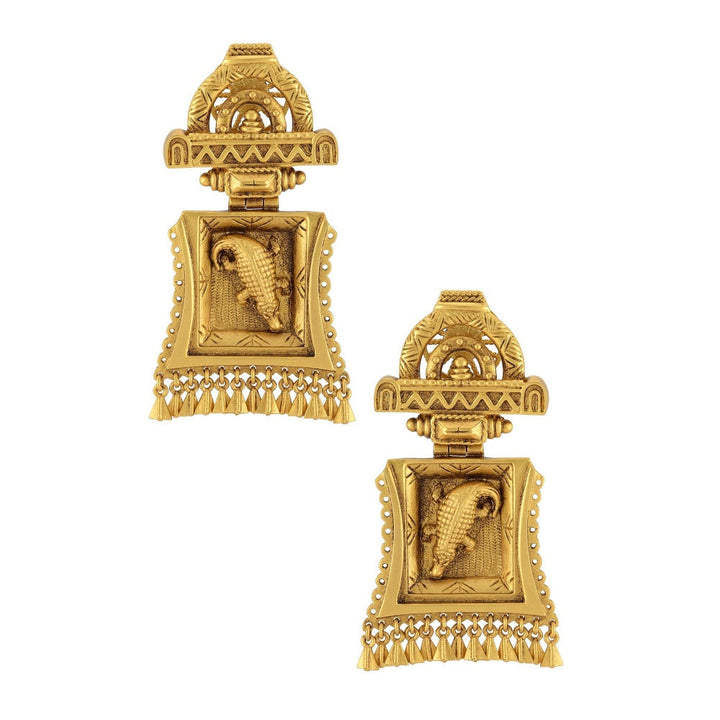Masaba Gold Brass Earrings