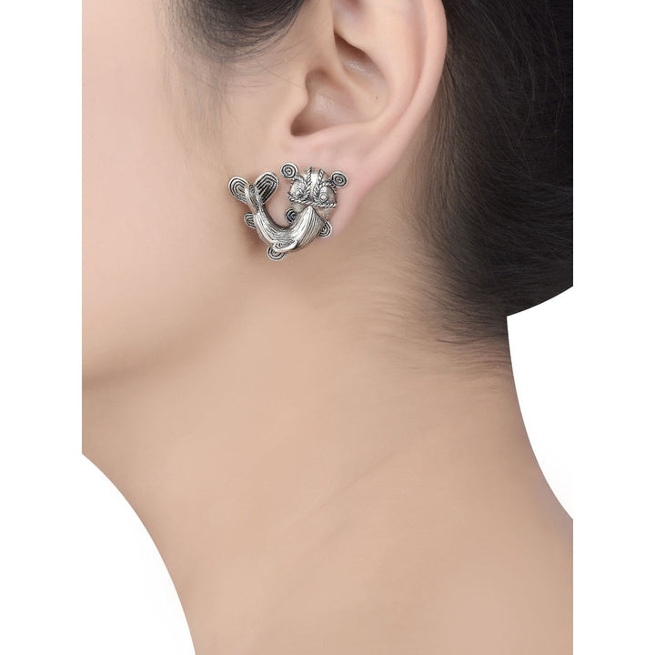 Masaba Silver Brass Earrings
