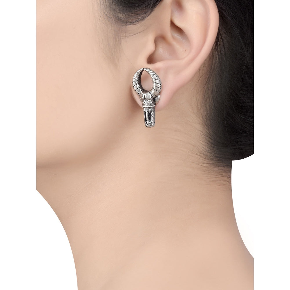 Masaba Silver Brass Earrings