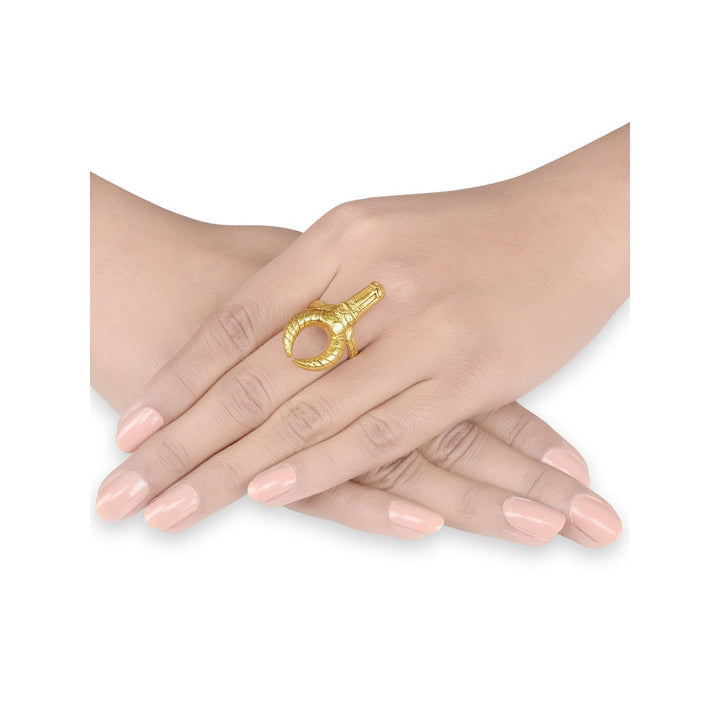 Masaba Gold Brass Ring