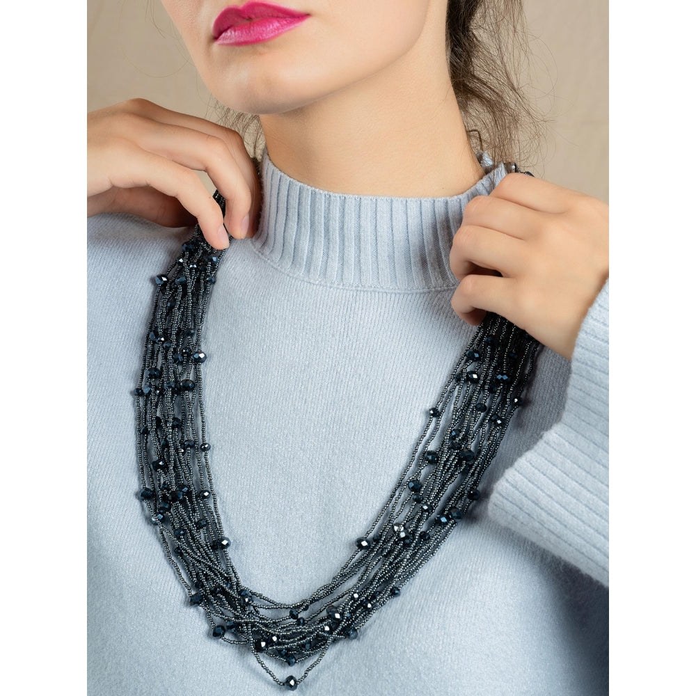 Odette Grey Dark Put-on Attractive Necklace