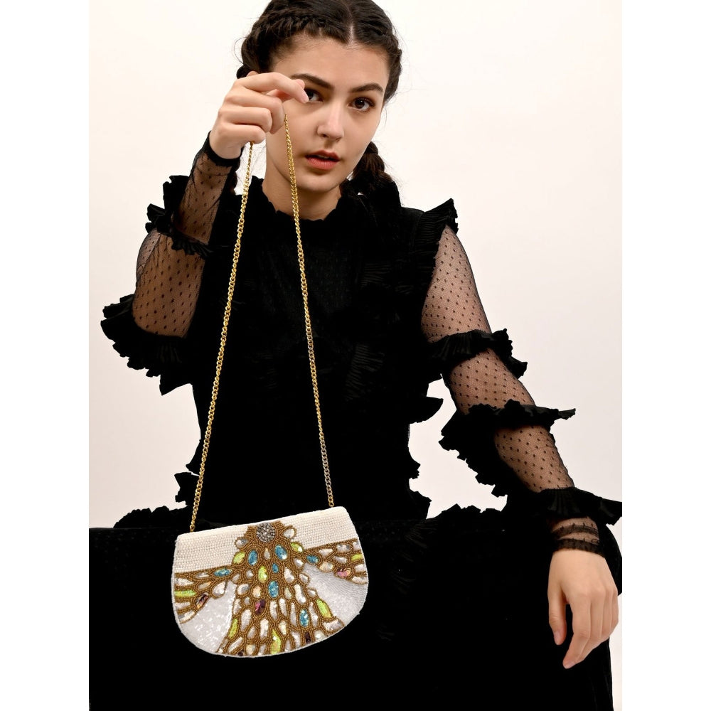 Odette Multicolor Beads Sling Bag
