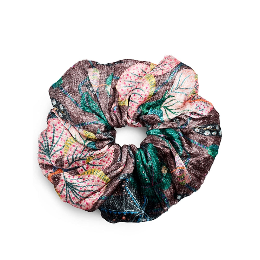 Payal Singhal Multi-Color Printed Scrunchies (Pack Of 5)