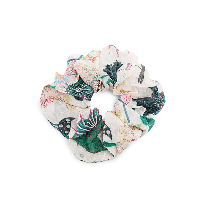Payal Singhal Multi-Color Printed Scrunchies (Pack Of 3)
