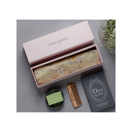 PS Accessories by Payal Singhal Payal Singhal Yellow Printed Scarf