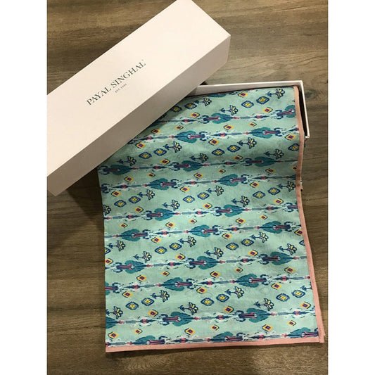 PS Accessories by Payal Singhal Payal Singhal Blue Printed Scarf