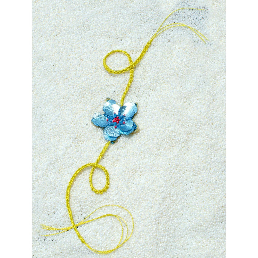 Saksham & Neharicka Multi-Colour Sequin Star Rakhi