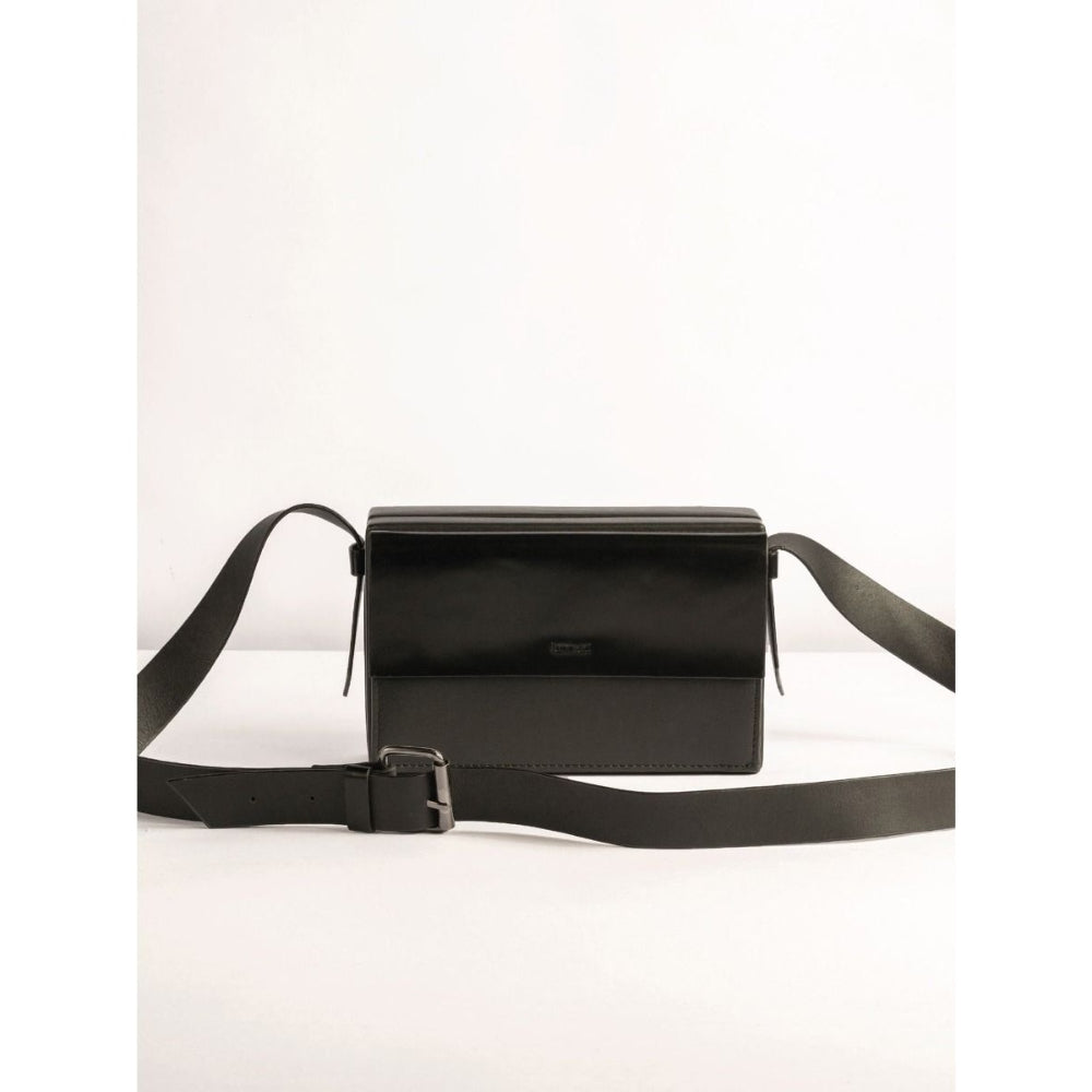 Tann-ed Black Box Sling Bag