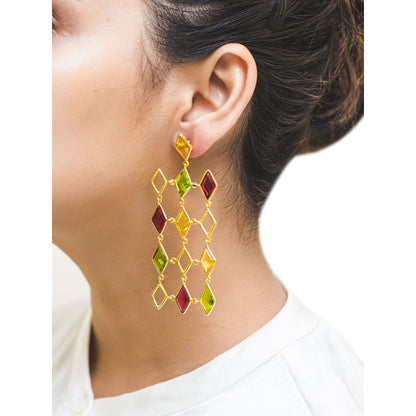 VARNIKA ARORA Cairo Multi-Color Earrings