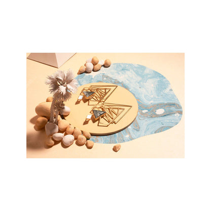 VARNIKA ARORA Quseer Grey Earrings