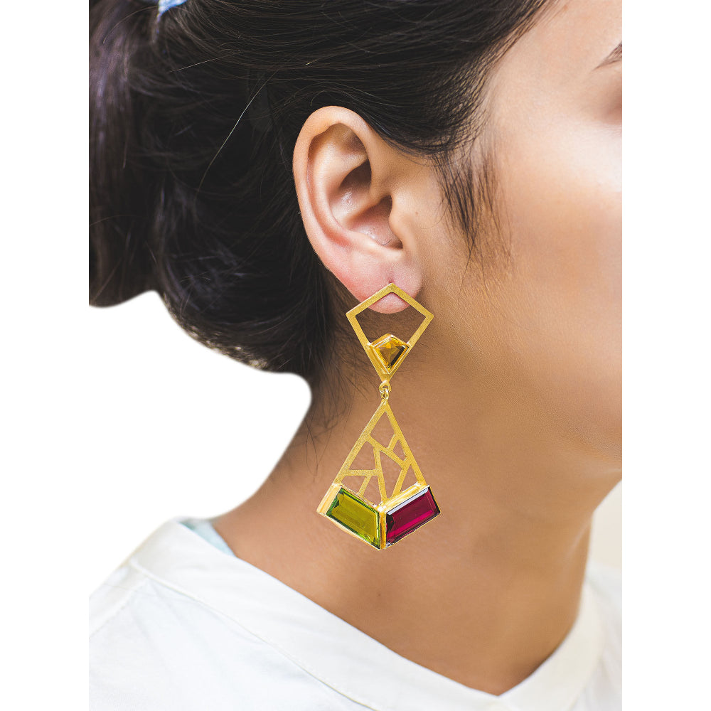 VARNIKA ARORA Kanayat Multi-Color Earrings