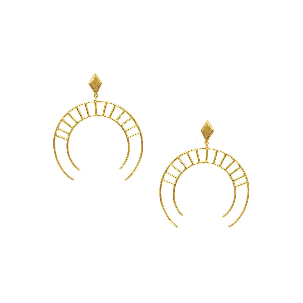 VARNIKA ARORA Sadat Golden Earrings