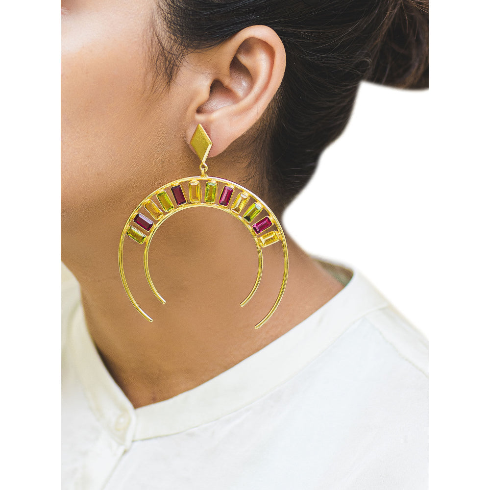 VARNIKA ARORA Sadat Multi-Color Earrings
