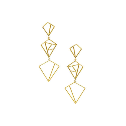 VARNIKA ARORA Giza Golden Earrings