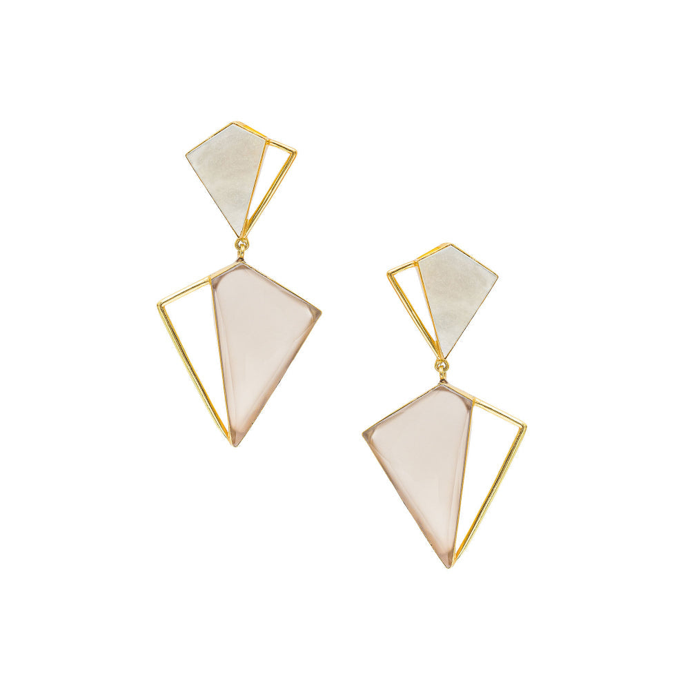 VARNIKA ARORA Thinis Off White Earrings