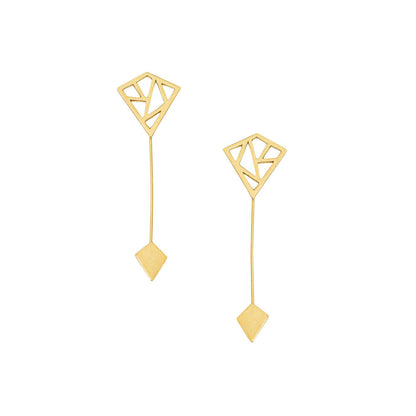 VARNIKA ARORA Simbel Golden Earrings