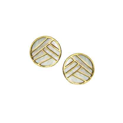 VARNIKA ARORA Luxor White Earrings