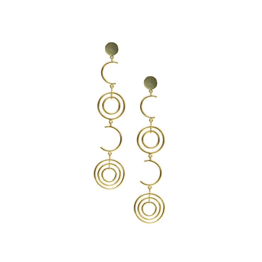 VARNIKA ARORA Girga Golden Earrings