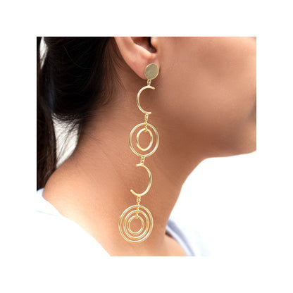 VARNIKA ARORA Girga Golden Earrings