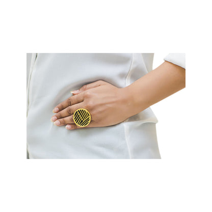 VARNIKA ARORA Khmun Black Ring