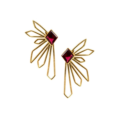 VARNIKA ARORA Kuft Red Earrings