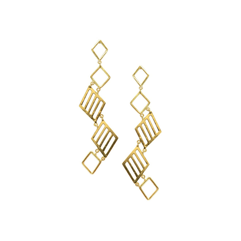 VARNIKA ARORA Banha Golden Earrings