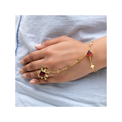 VARNIKA ARORA Kuft Maroon Ring