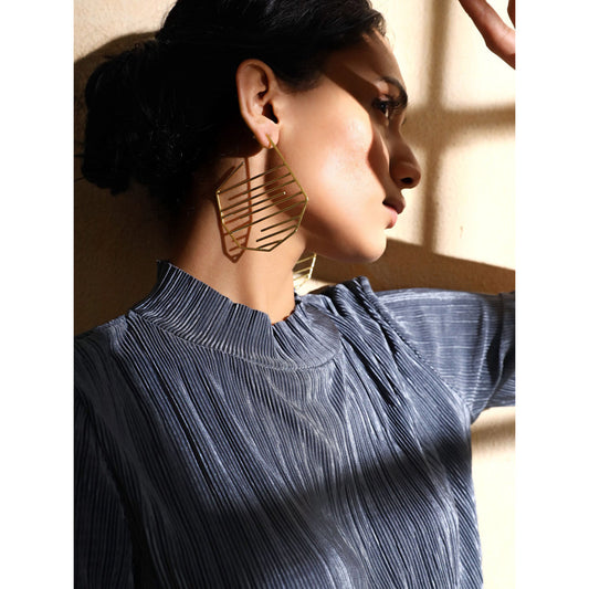 VARNIKA ARORA Stria Golden Hoops